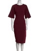 Ted Baker Crew Neck Midi Length Dress