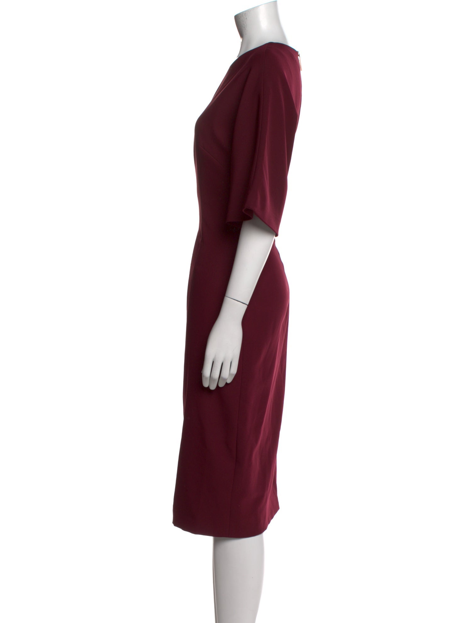 Ted Baker Crew Neck Midi Length Dress