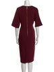 Ted Baker Crew Neck Midi Length Dress