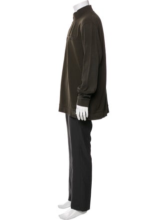 Ted Baker Mock Neck Long Sleeve Polo Sweater