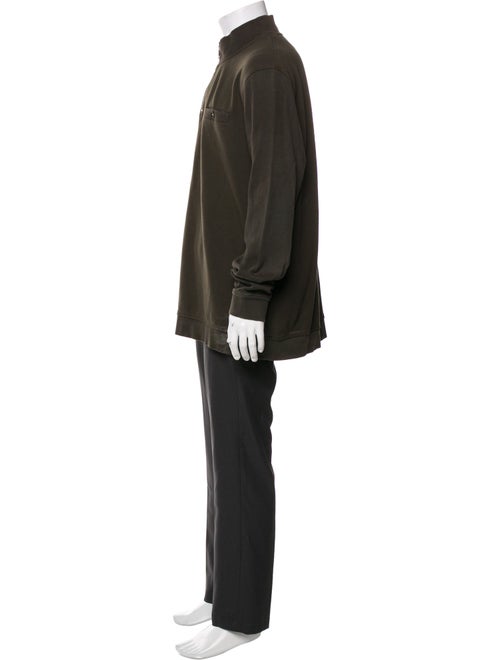 Ted Baker Mock Neck Long Sleeve Polo Sweater