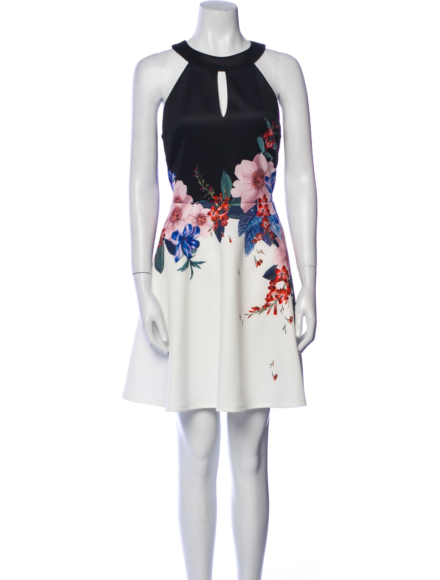 Ted Baker Floral Print Mini Dress