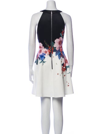 Ted Baker Floral Print Mini Dress
