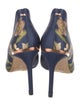 Ted Baker Satin Floral Print D'Orsay Pumps