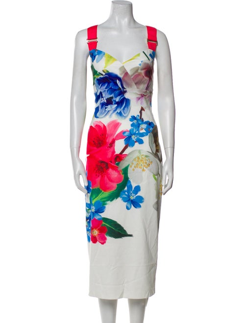 Ted Baker Floral Print Long Dress