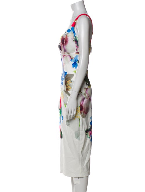Ted Baker Floral Print Long Dress
