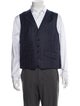Ted Baker Wool Plaid Print Suit Vest