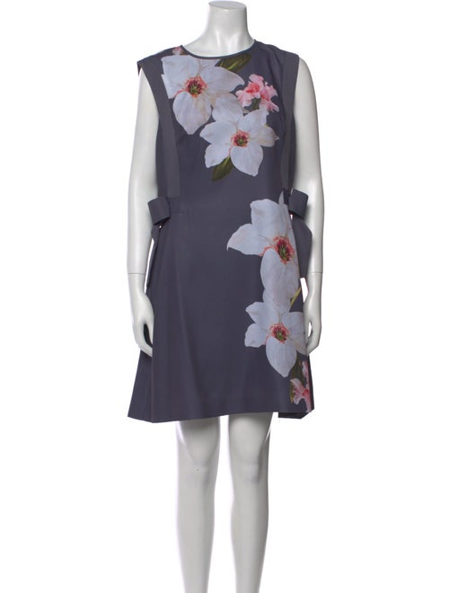 Ted Baker Floral Print Mini Dress
