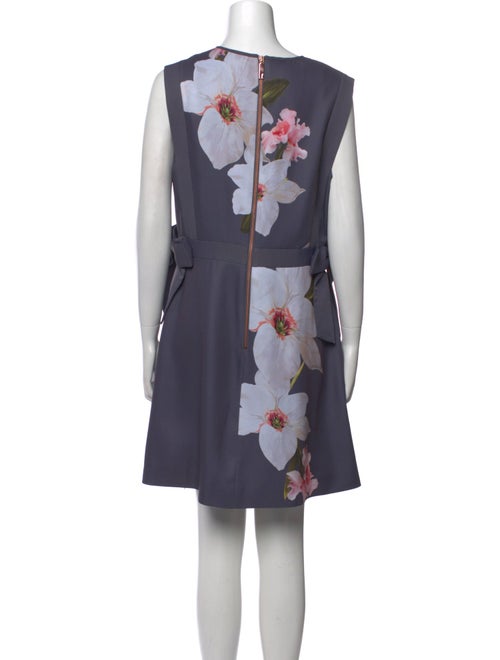 Ted Baker Floral Print Mini Dress