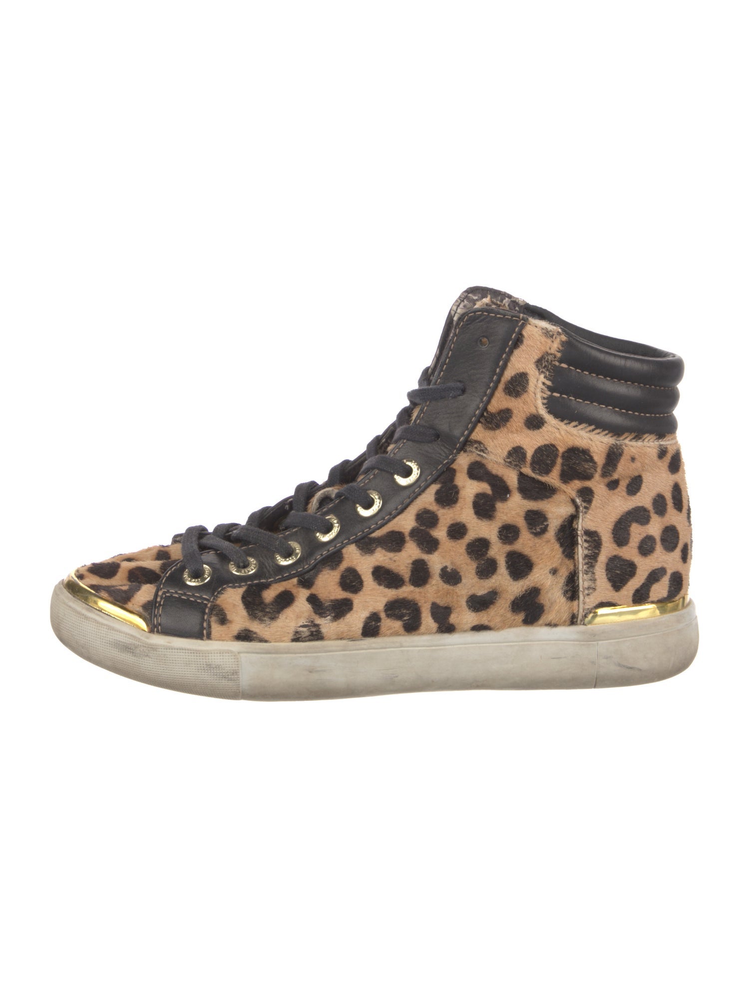 Ted Baker Ponyhair Animal Print Sneakers