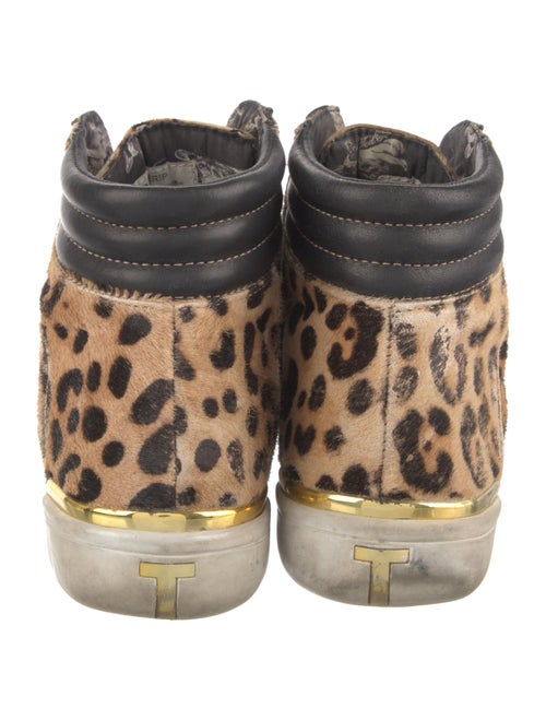 Ted Baker Ponyhair Animal Print Sneakers