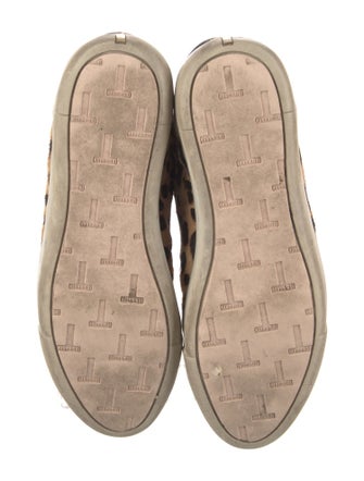 Ted Baker Ponyhair Animal Print Sneakers