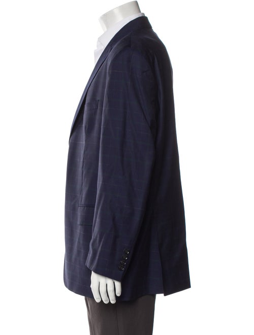 Ted Baker Wool Plaid Print Blazer