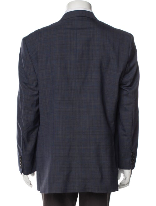 Ted Baker Wool Plaid Print Blazer