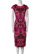 Ted Baker Printed Midi Length Dress