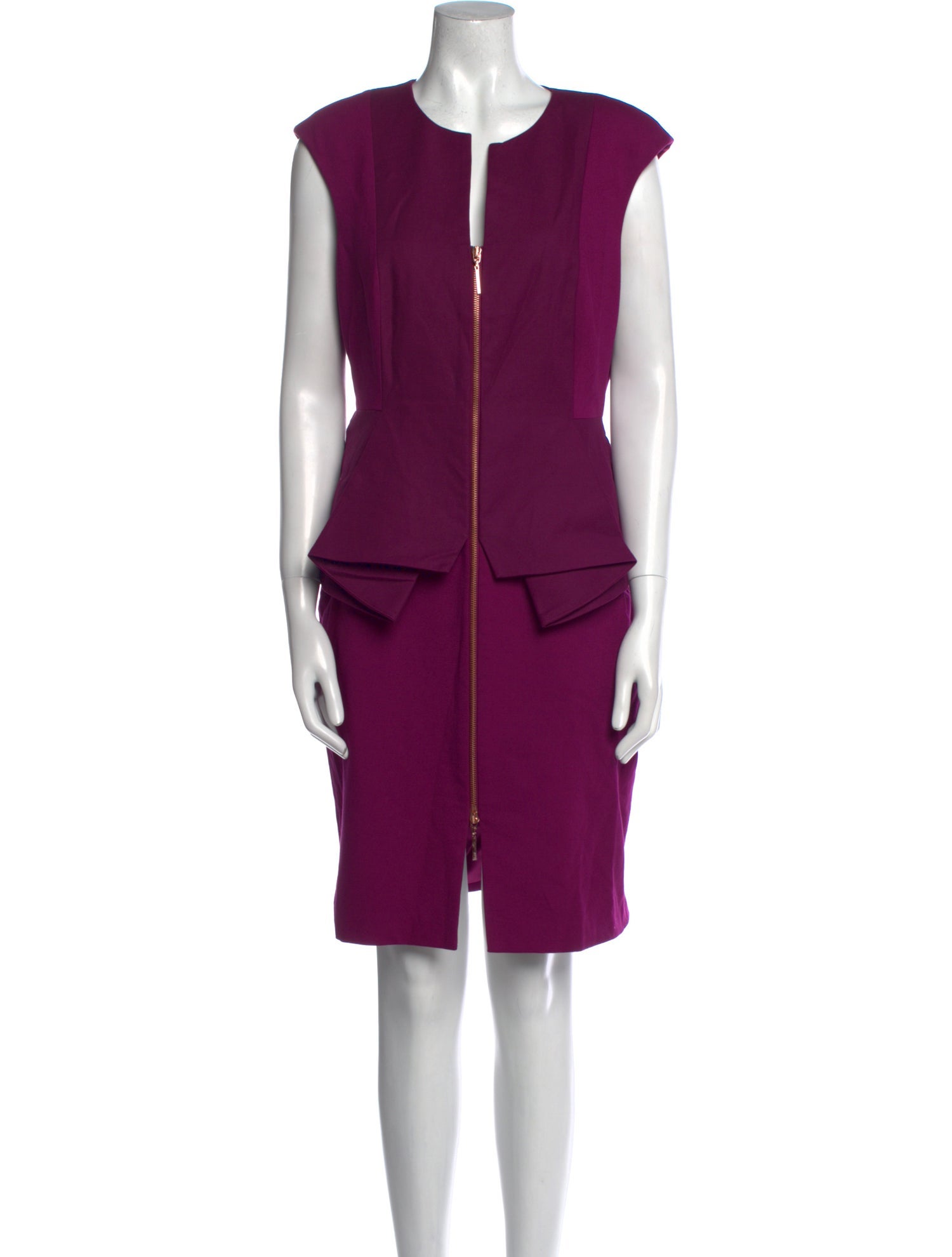 Ted Baker V-Neck Knee-Length Dress w/ Tags