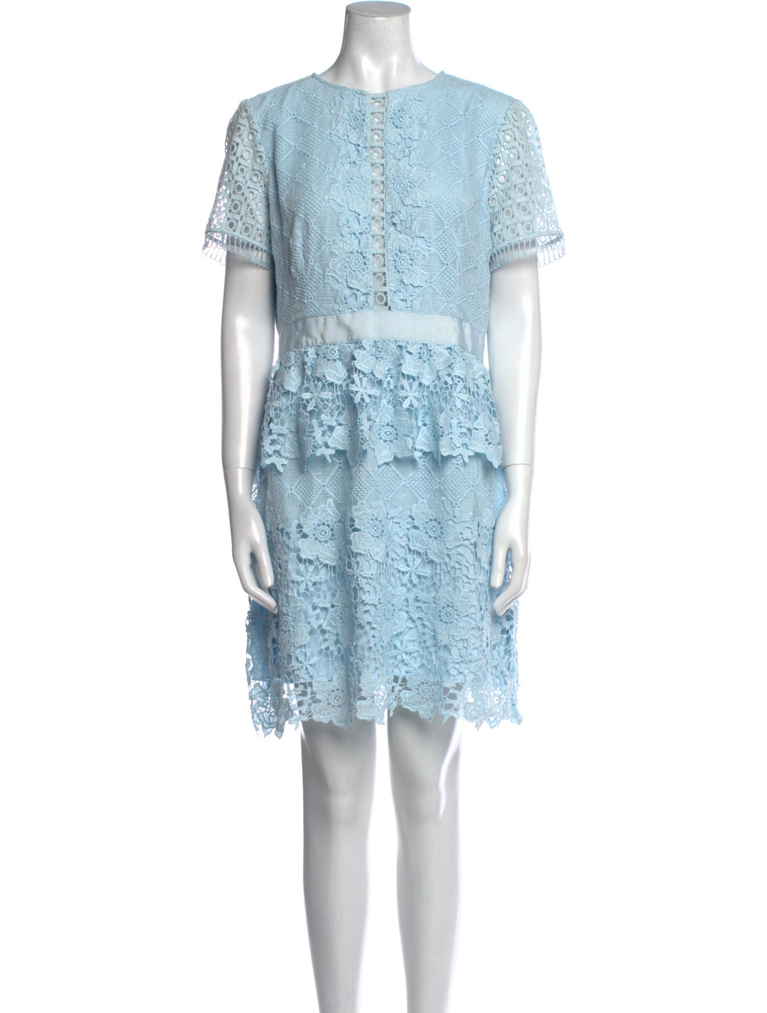 Ted Baker Lace Pattern Mini Dress