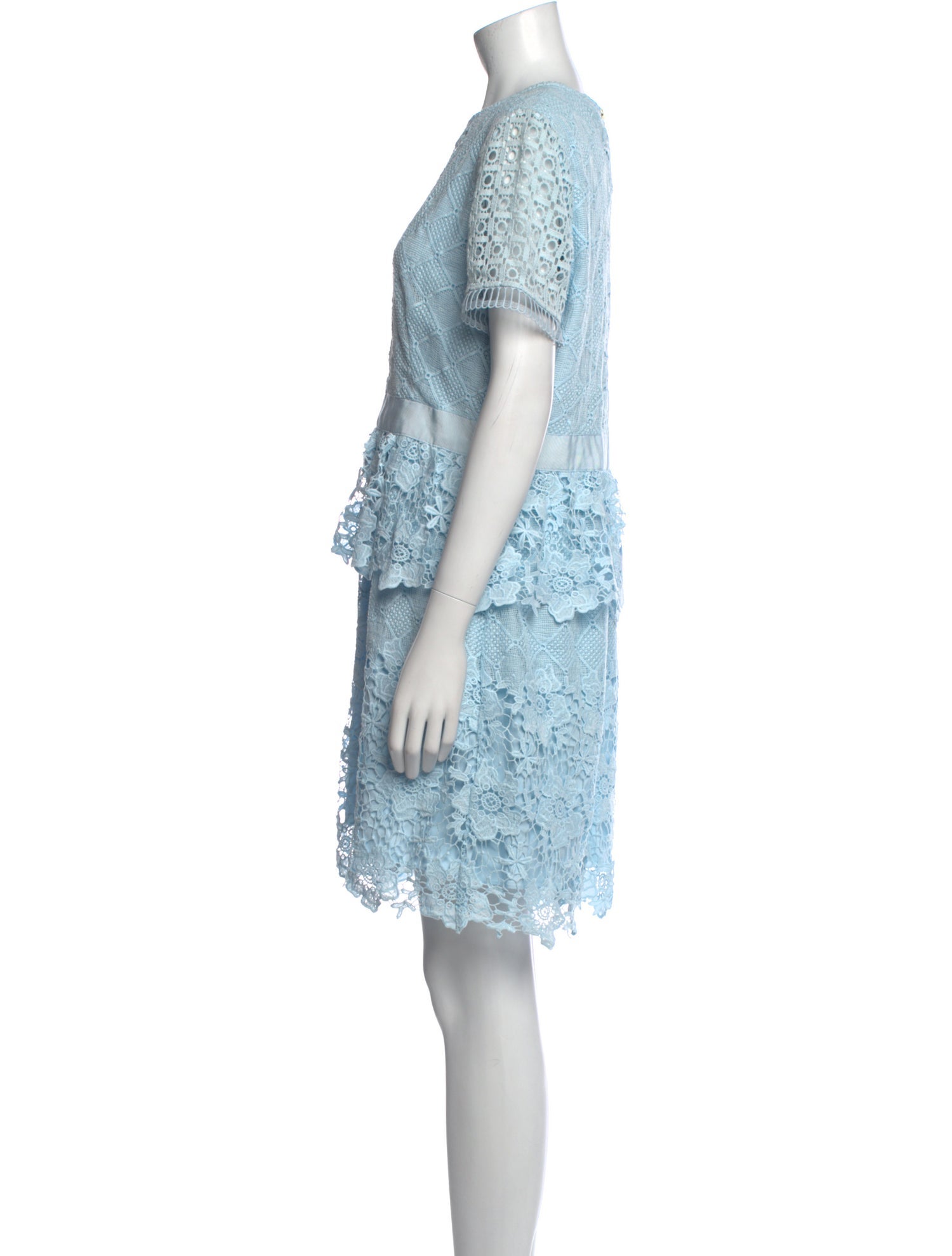 Ted Baker Lace Pattern Mini Dress