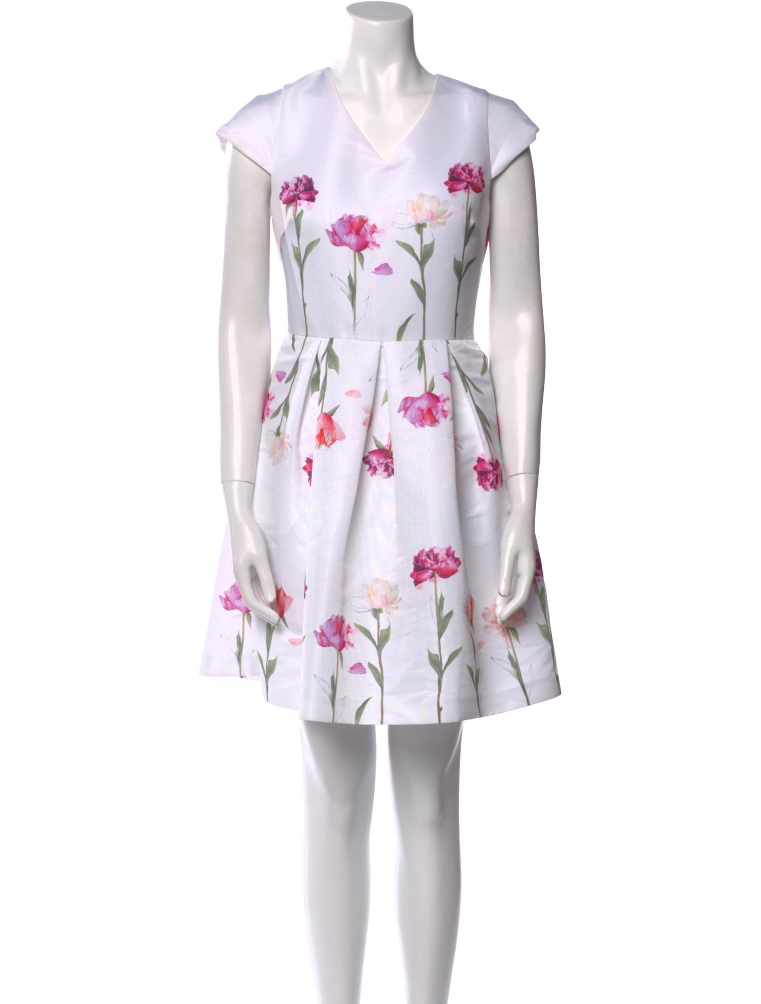 Ted Baker Floral Print Mini Dress
