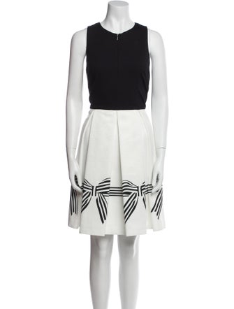 Ted Baker Colorblock Pattern Mini Dress