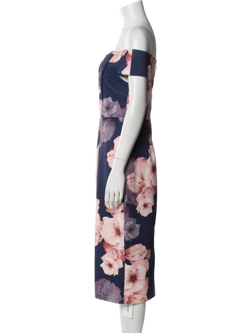 Ted Baker Floral Print Knee-Length Dress