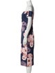 Ted Baker Floral Print Knee-Length Dress