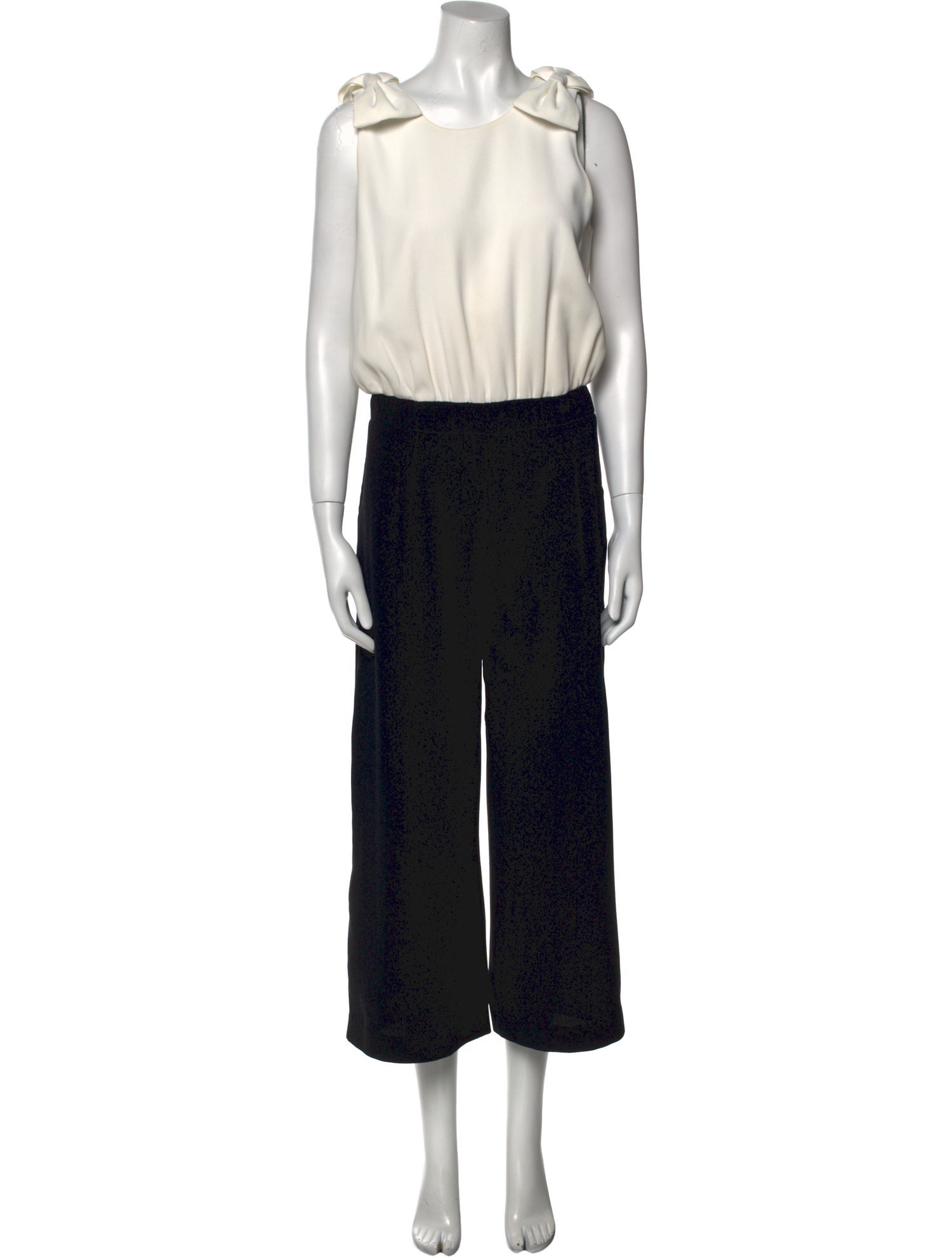 Ted Baker Colorblock Pattern Crew Neck Jumpsuit