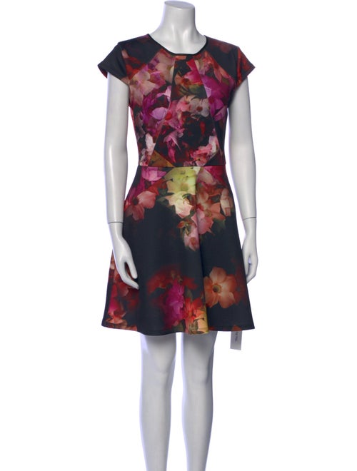 Ted Baker Floral Print Mini Dress