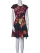 Ted Baker Floral Print Mini Dress