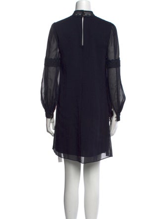 Ted Baker Mock Neck Mini Dress