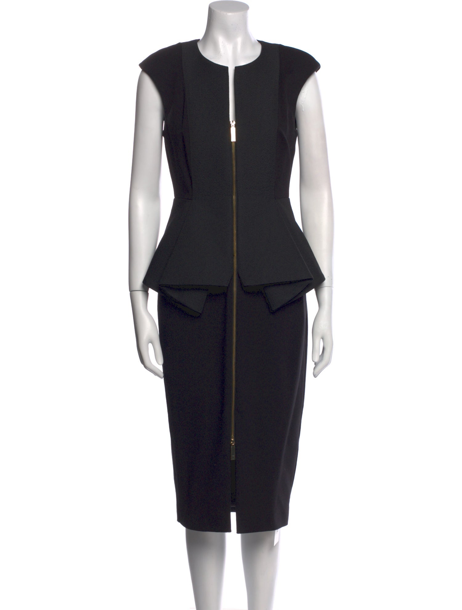 Ted Baker Crew Neck Midi Length Dress