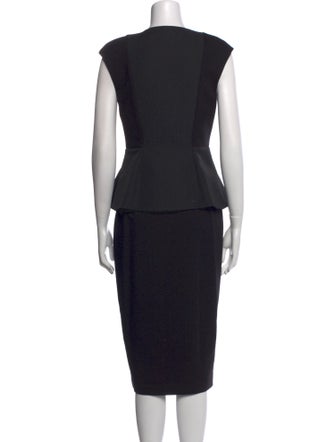 Ted Baker Crew Neck Midi Length Dress