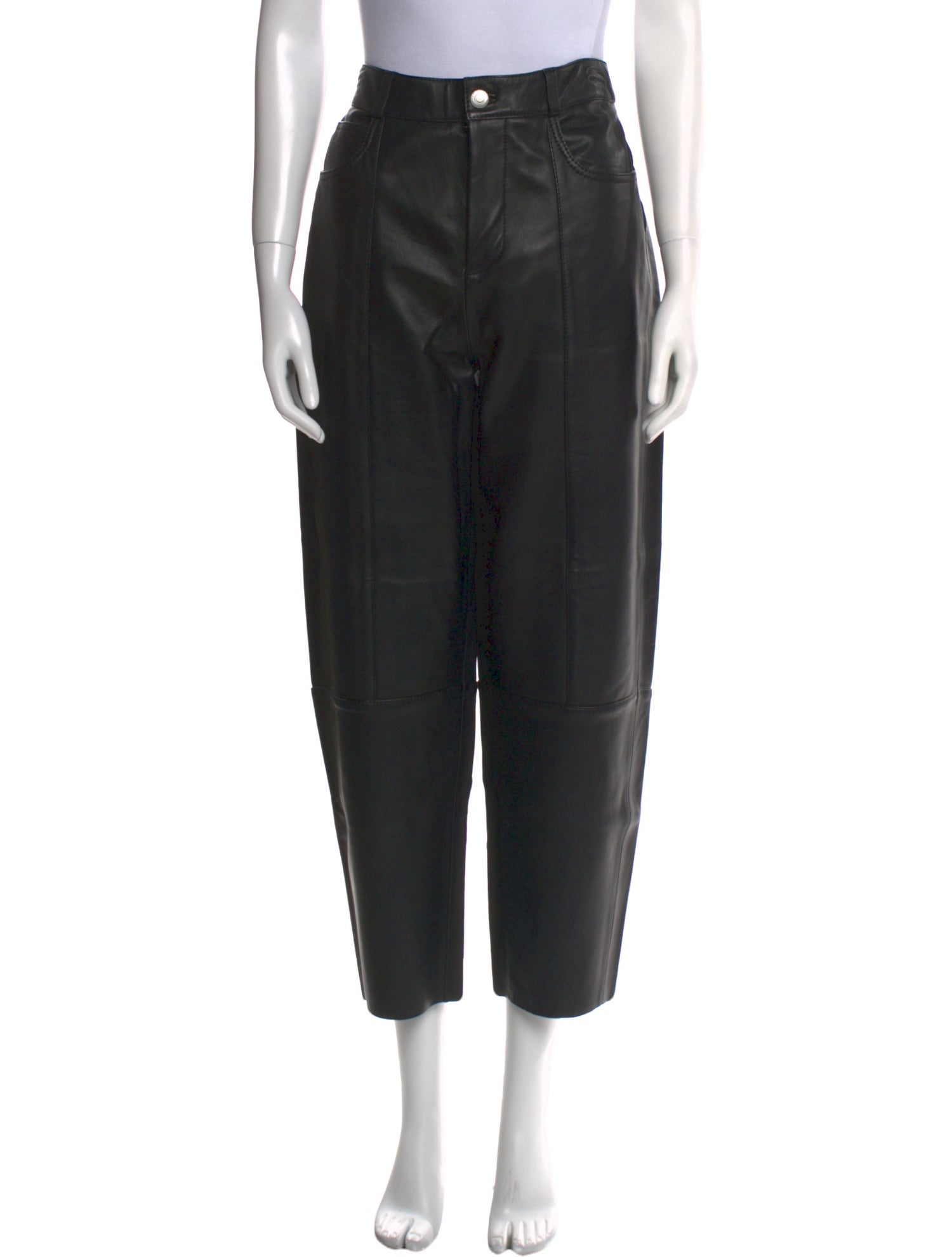 Ted Baker Leather Straight Leg Pants