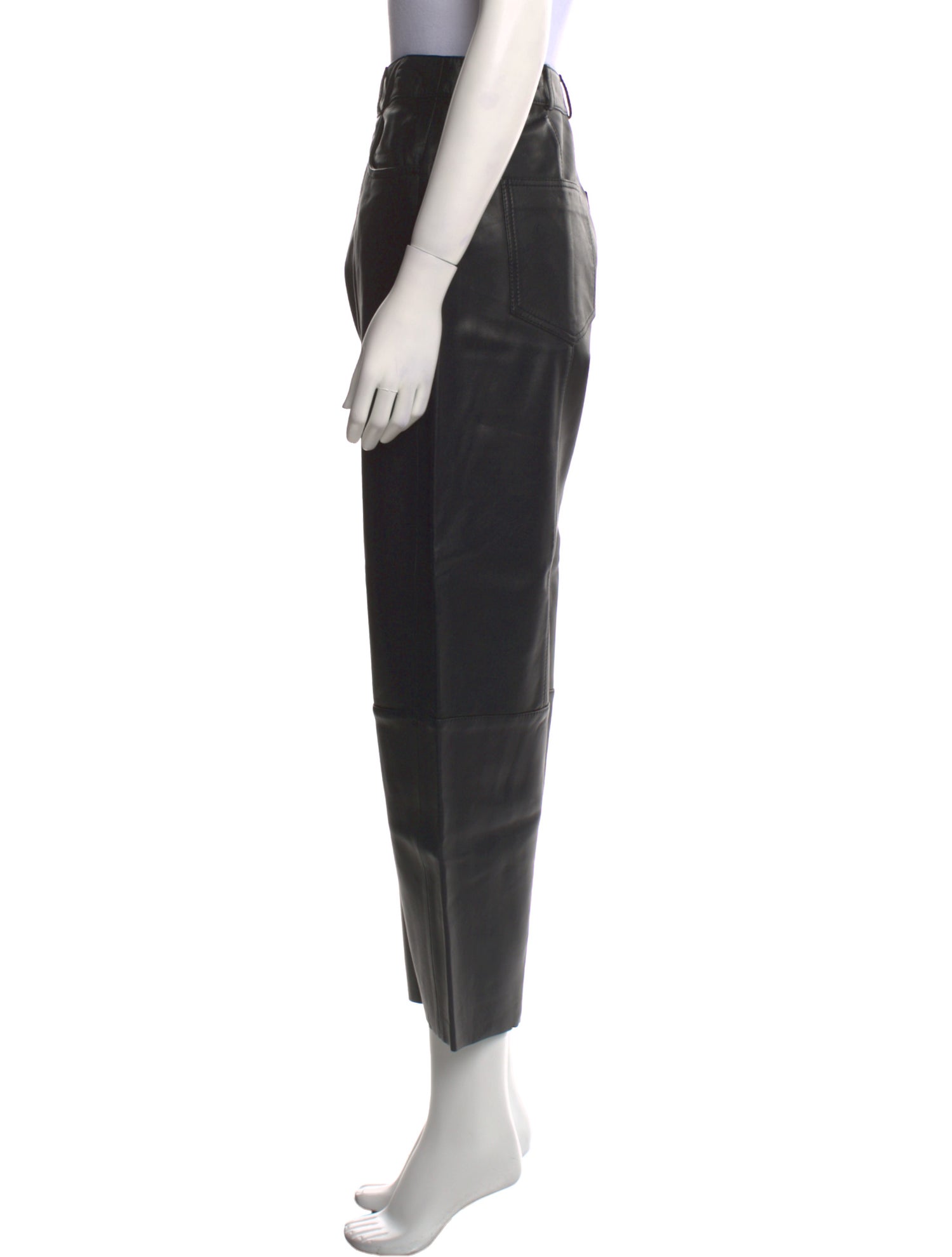 Ted Baker Leather Straight Leg Pants