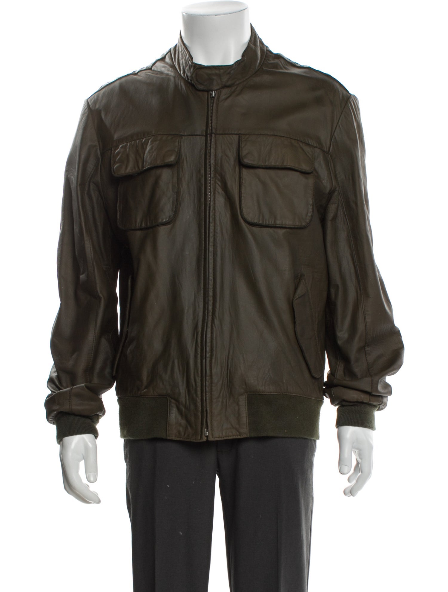 Ted Baker Leather Utility Jacket