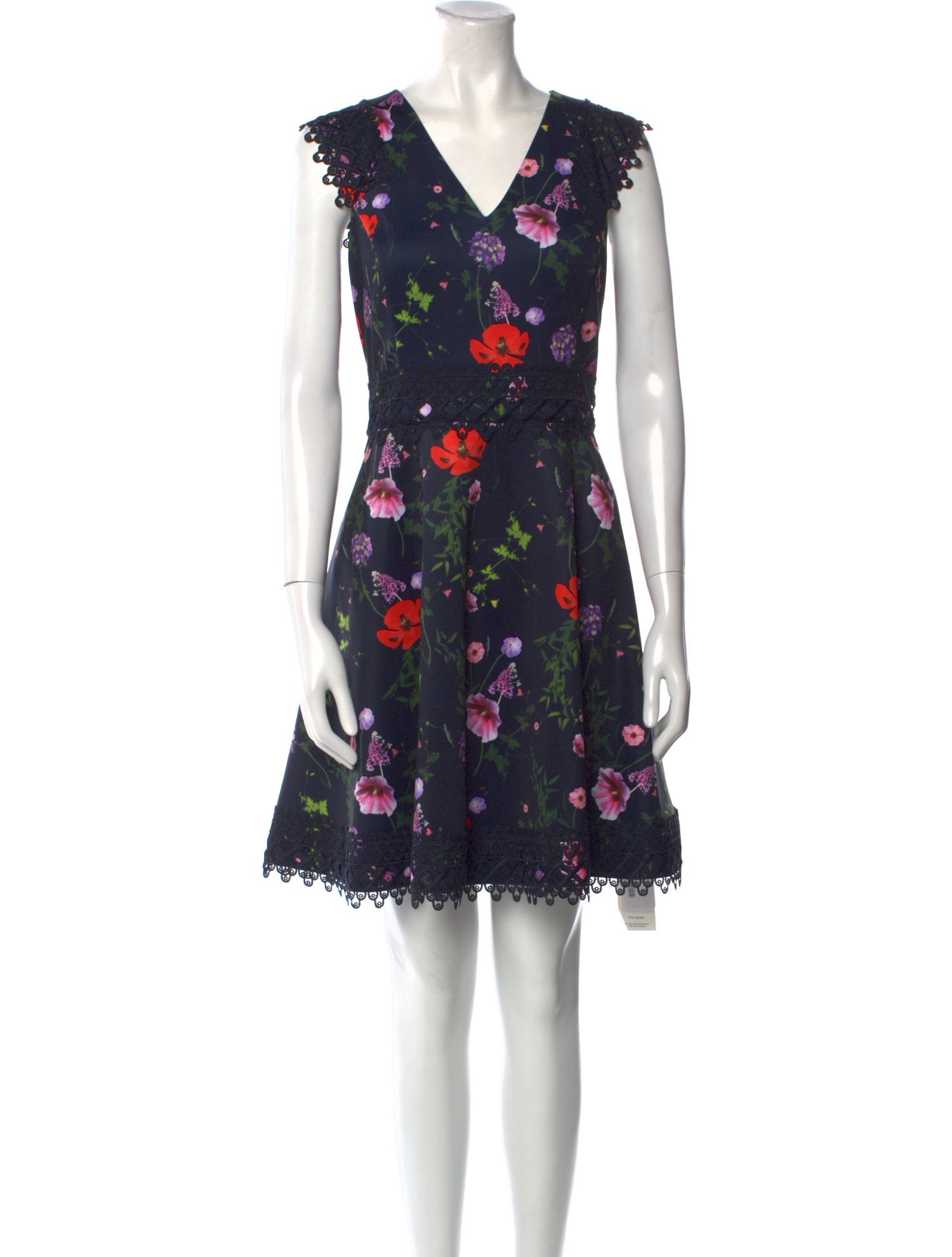 Ted Baker Floral Print Mini Dress