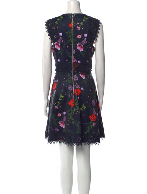 Ted Baker Floral Print Mini Dress
