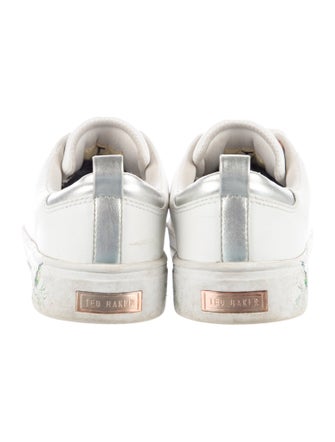 Ted Baker Leather Graphic Print Sneakers