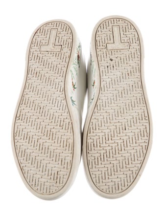 Ted Baker Leather Graphic Print Sneakers