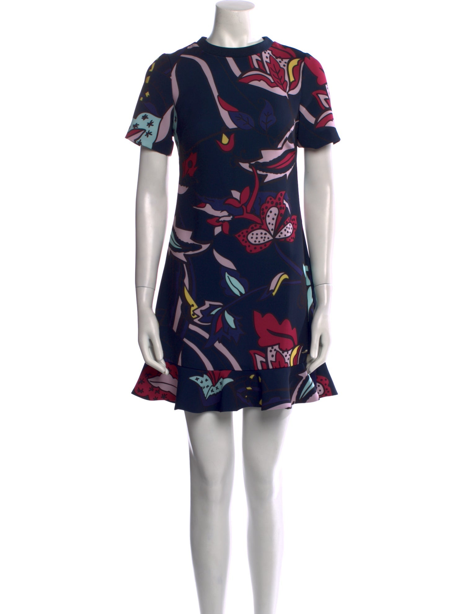 Ted Baker Floral Print Mini Dress