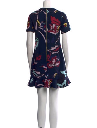 Ted Baker Floral Print Mini Dress