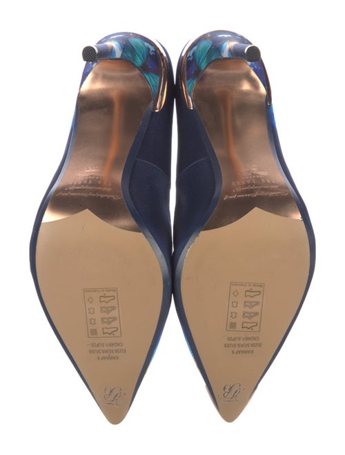 Ted Baker Satin Floral Print Pumps