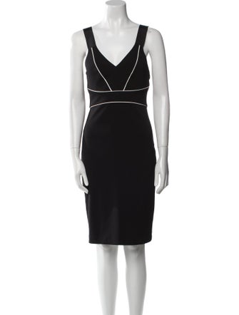 Ted Baker V-Neck Knee-Length Dress