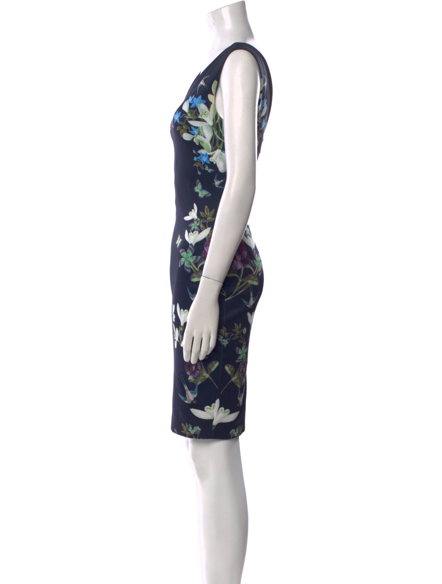 Ted Baker Printed Knee-Length Dress