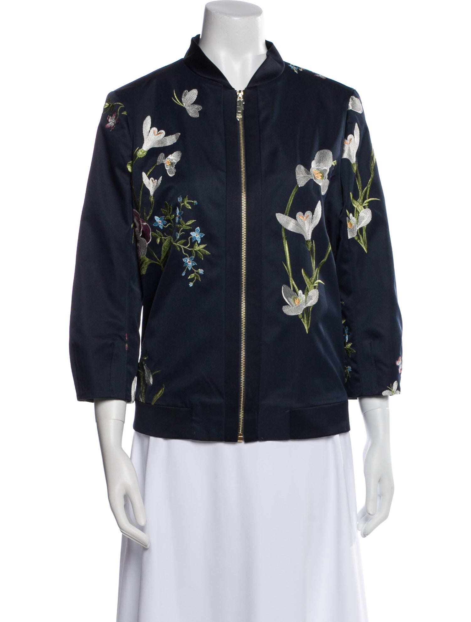 Ted Baker Floral Print Bomber Jacket