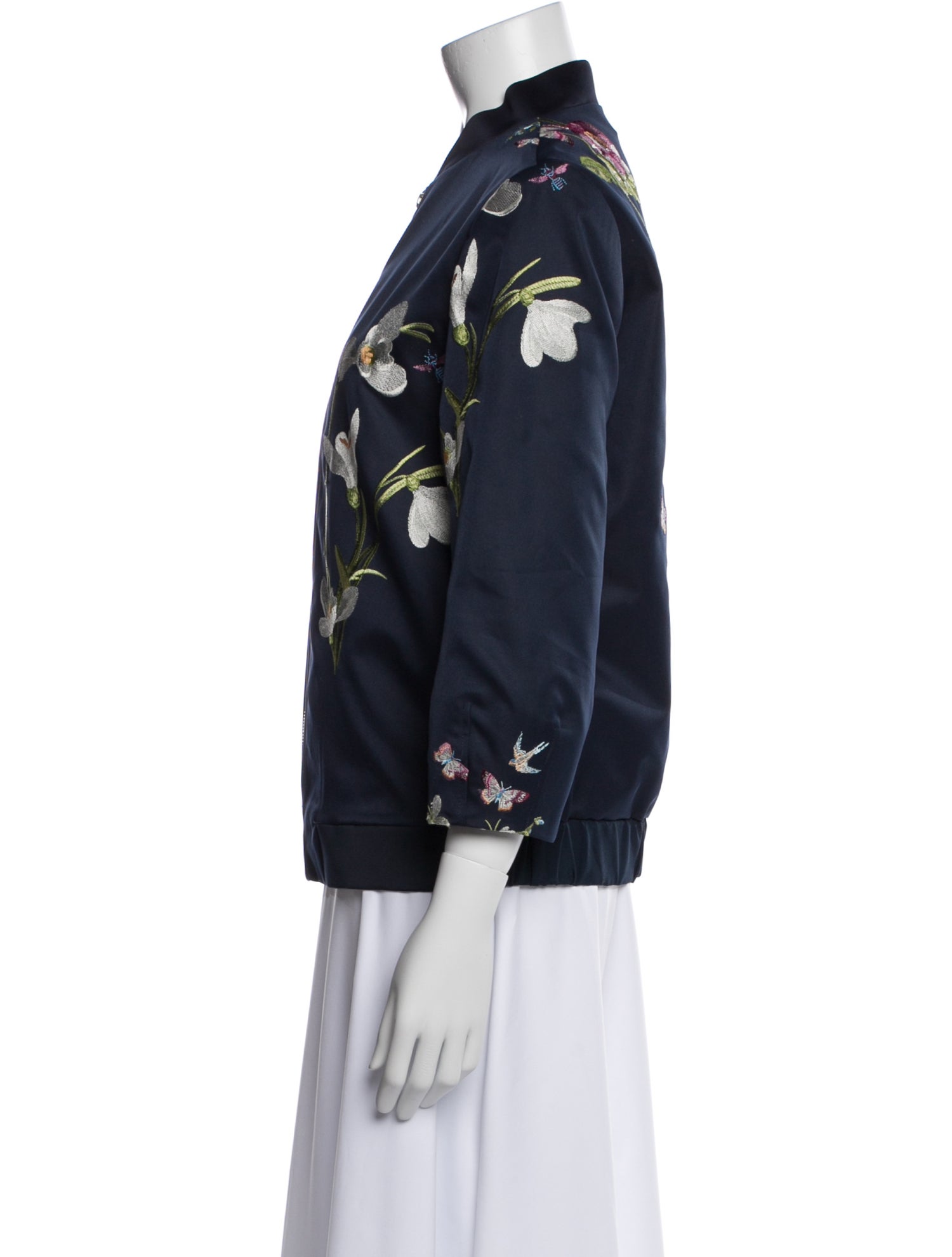 Ted Baker Floral Print Bomber Jacket