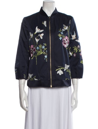 Ted Baker Floral Print Bomber Jacket