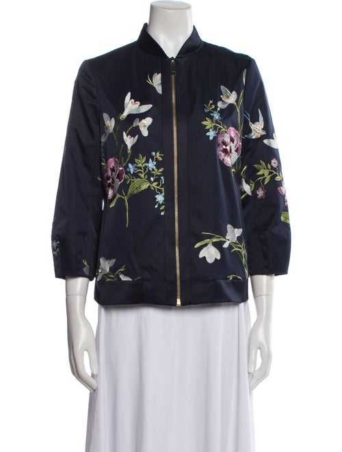 Ted Baker Floral Print Bomber Jacket