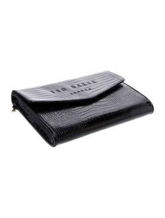 Ted Baker Embossed Leather Clutch