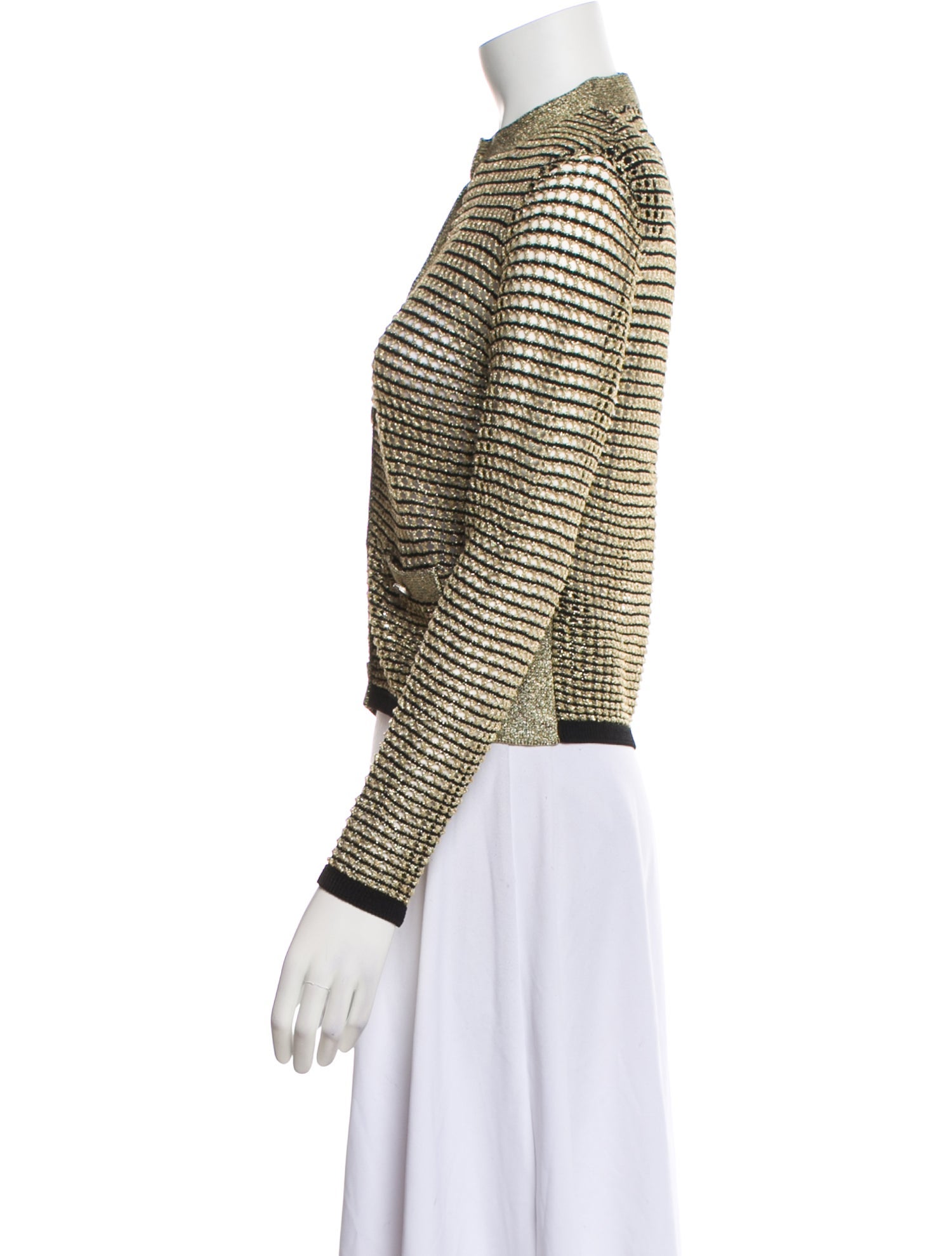 Ted Baker Striped Mock Neck Sweater